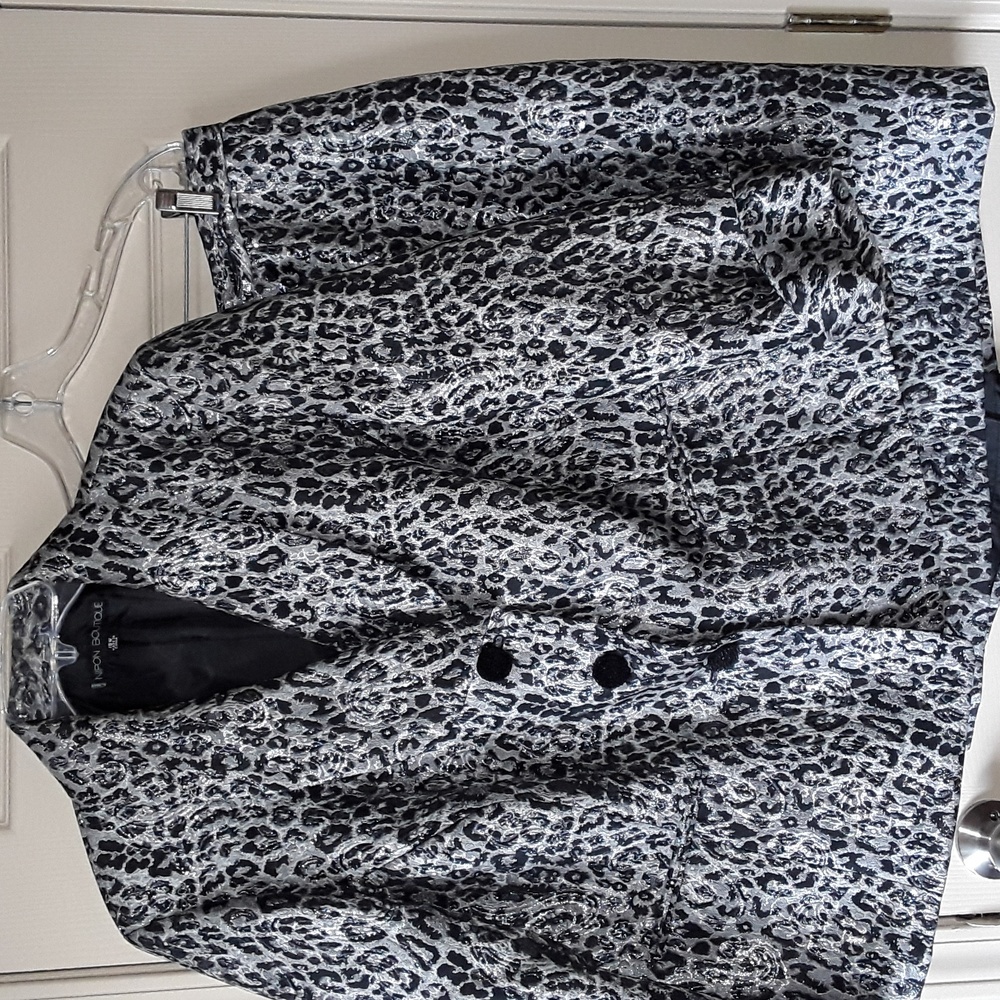 Nipon Boutique Textured 2pc Jacket Skirt Set